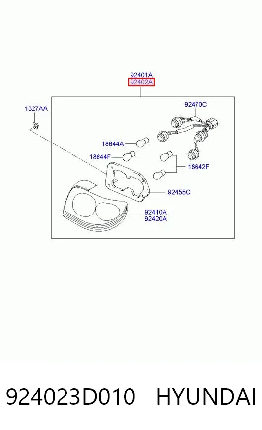 Задня права фара Hyundai Sonata IV