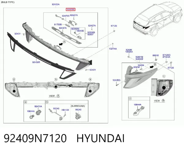  92409N7120 Hyundai/Kia
