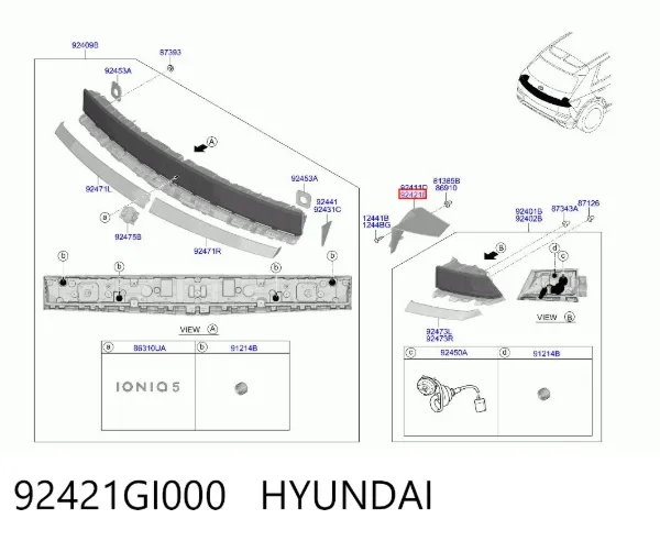  92421GI000 Hyundai/Kia