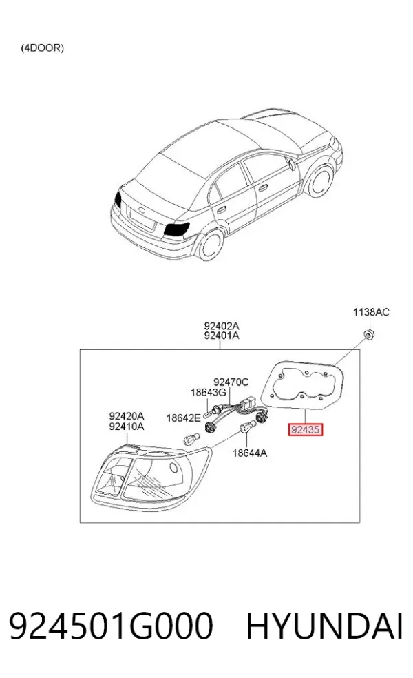  924501G000 Hyundai/Kia