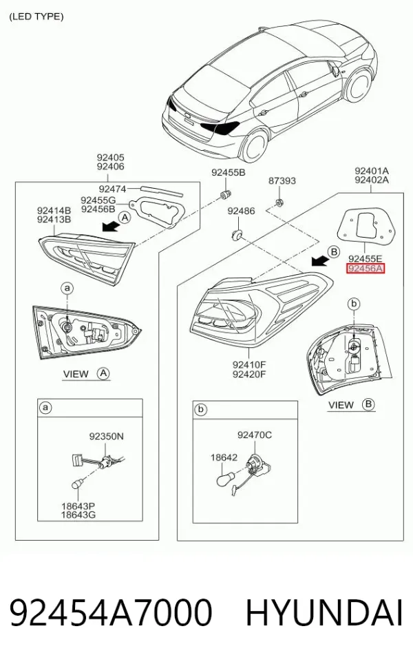  92454A7000 Hyundai/Kia