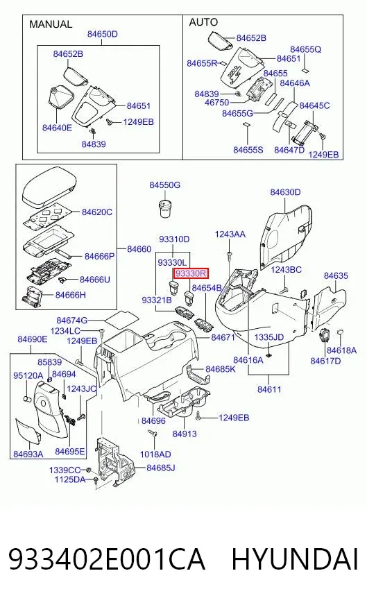  933402E001CA Hyundai/Kia
