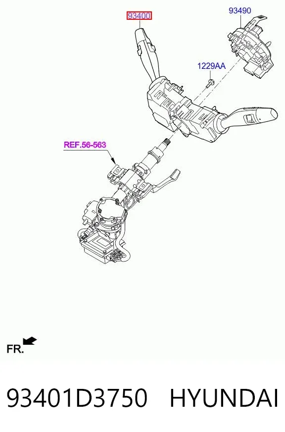  93401D3750 Hyundai/Kia