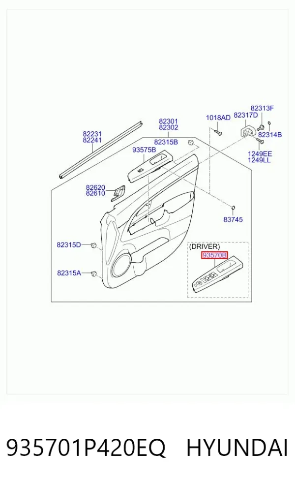  935701P420EQ Hyundai/Kia