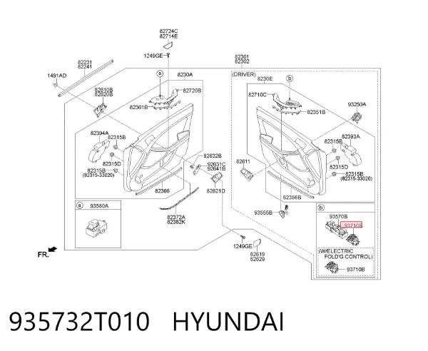  935732T010 Hyundai/Kia