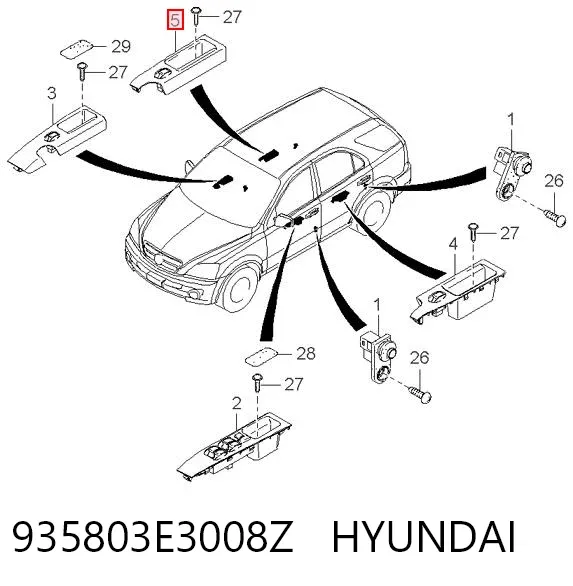  935803E3008Z Hyundai/Kia