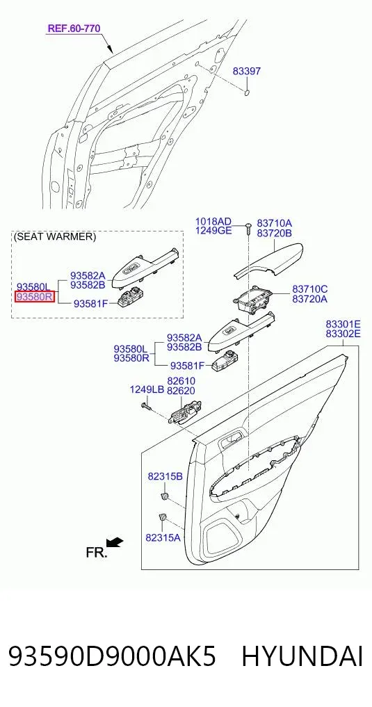  93590D9000AK5 Hyundai/Kia