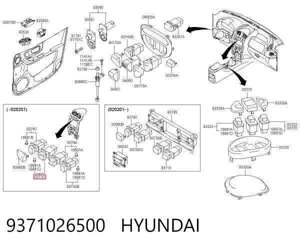  9371026500 Hyundai/Kia