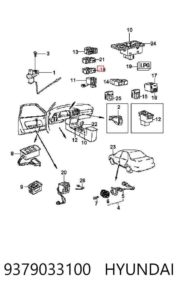  9379033100 Hyundai/Kia