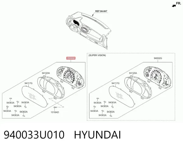  940033U010 Hyundai/Kia