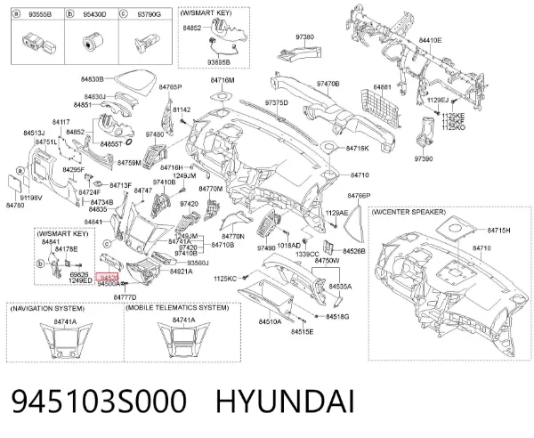  945103S000 Hyundai/Kia