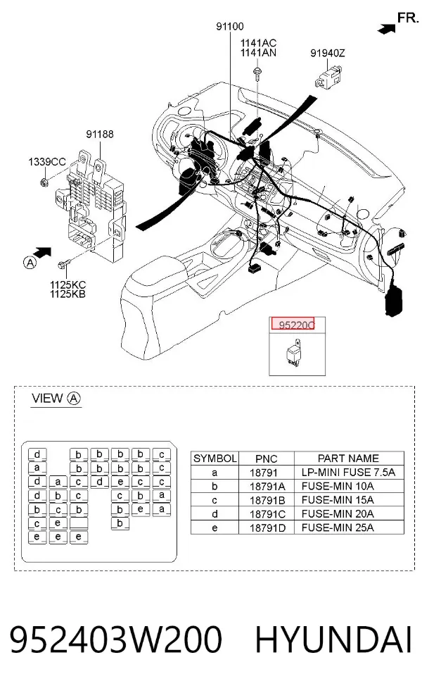  952403W200 Hyundai/Kia