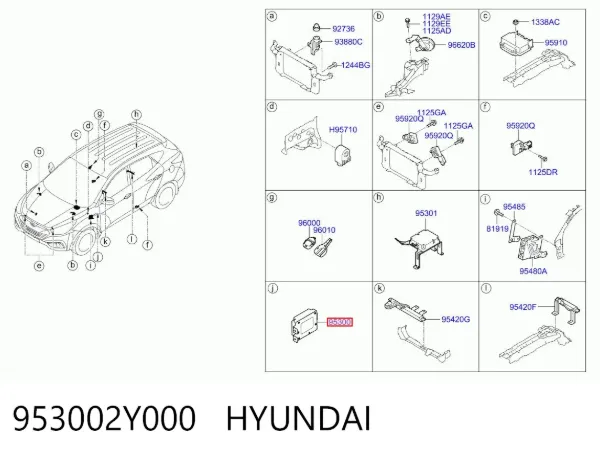  953002Y000 Hyundai/Kia