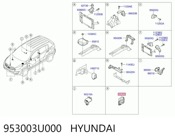  953003U000 Hyundai/Kia