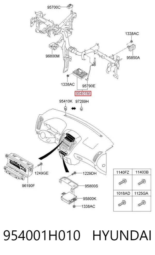 Блок комфорту KIA Ceed ED