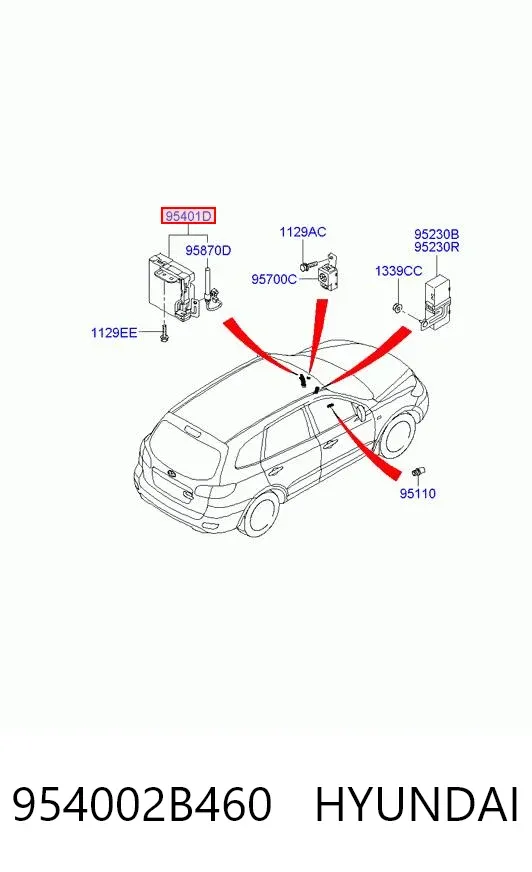  954002B460 Hyundai/Kia