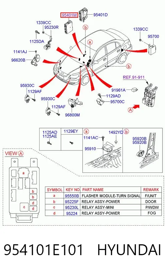  954101E101 Hyundai/Kia