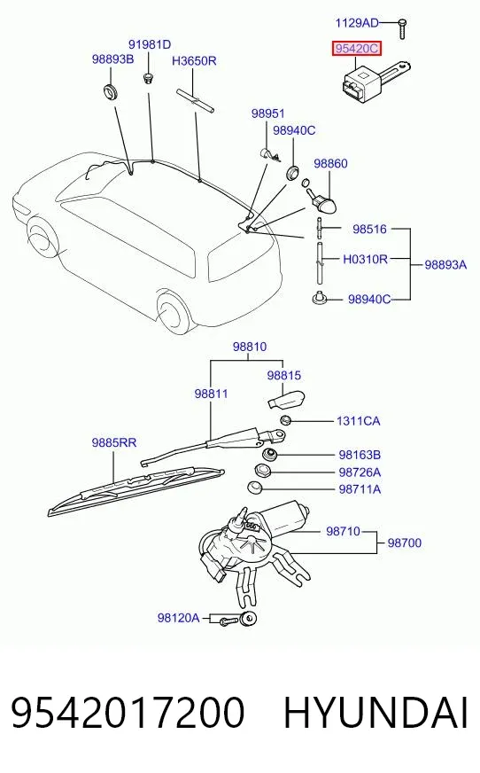  9542017200 Hyundai/Kia