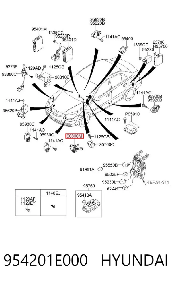  954201E000 Hyundai/Kia