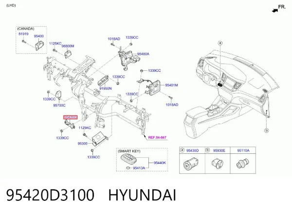  95420D3100 Hyundai/Kia