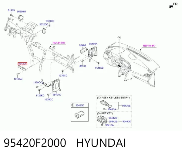 Антена 95420F2000 Hyundai/Kia