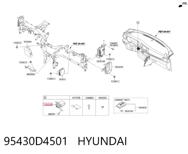  95430D4501 Hyundai/Kia