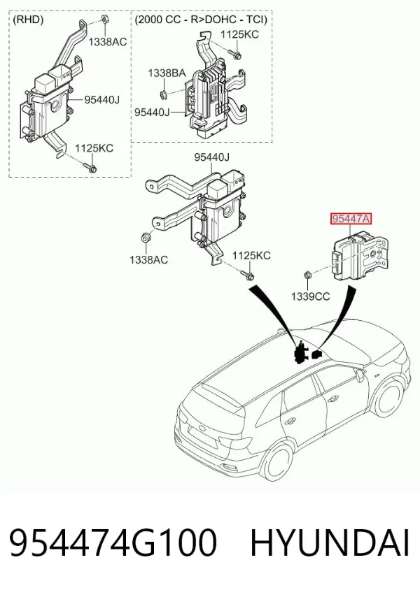  954474G100 Hyundai/Kia