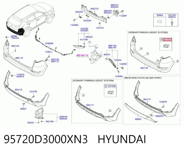  95720D3000XN3 Hyundai/Kia