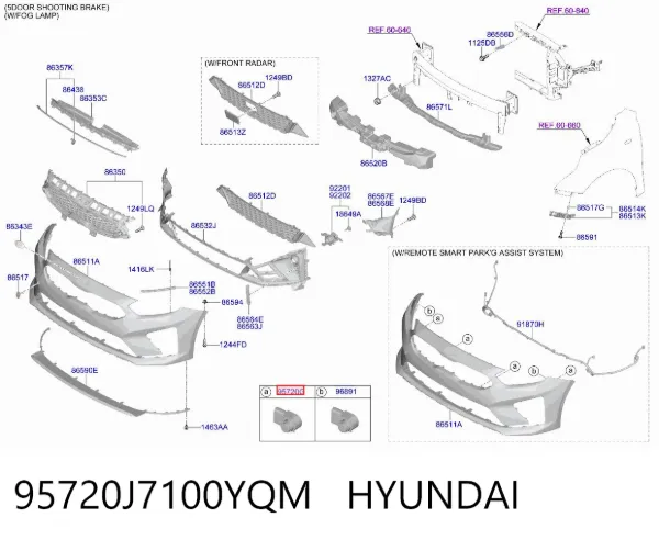  95720J7100YQM Hyundai/Kia