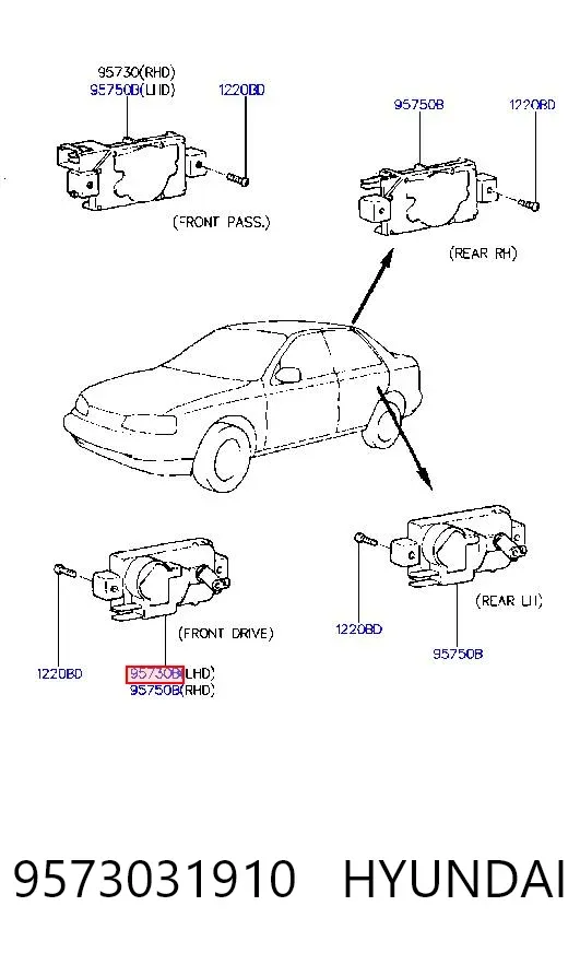  9573031910 Hyundai/Kia