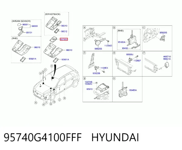  95740G4100FFF Hyundai/Kia