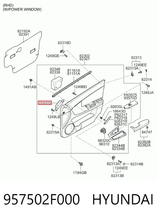 Блок комфорту KIA Cerato I