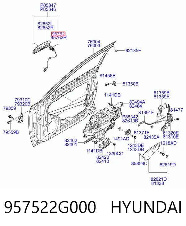  957522G000 Hyundai/Kia