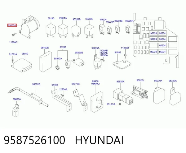  9587526100 Hyundai/Kia