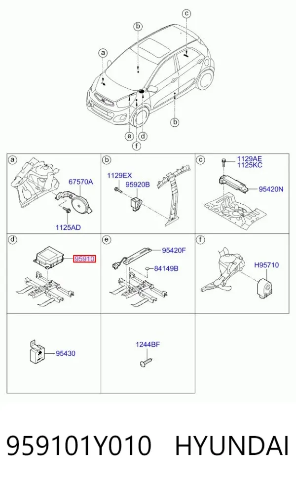  959101Y010 Hyundai/Kia