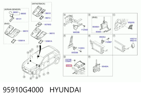  95910G4000 Hyundai/Kia
