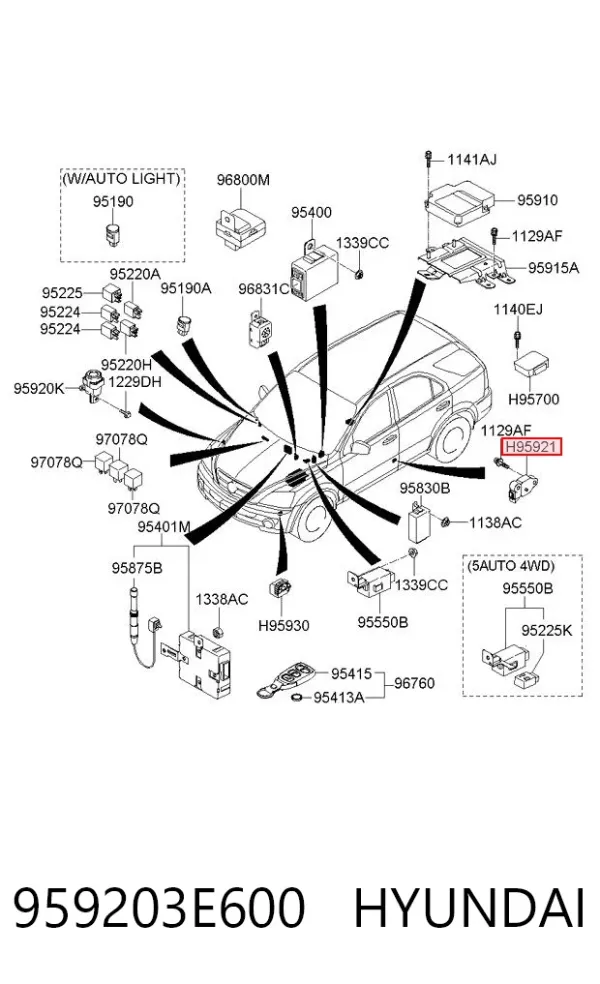  959203E600 Hyundai/Kia
