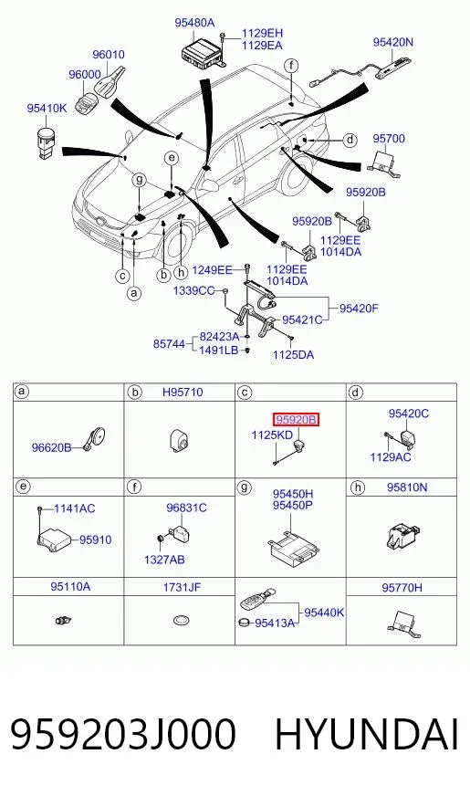  959203J000 Hyundai/Kia