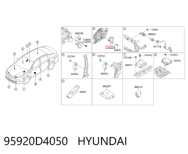  95920D4050 Hyundai/Kia