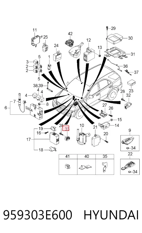  959303E600 Hyundai/Kia