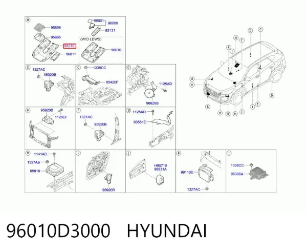  96010D3000 Hyundai/Kia