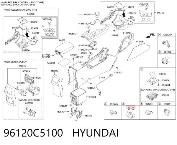  96120C5100 Hyundai/Kia