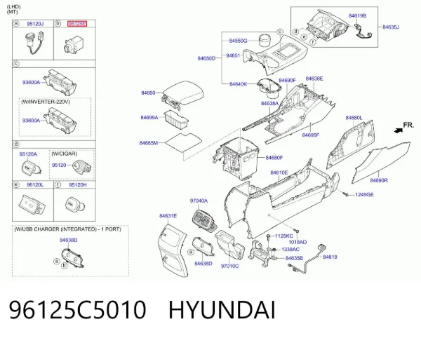  96125C5010 Hyundai/Kia
