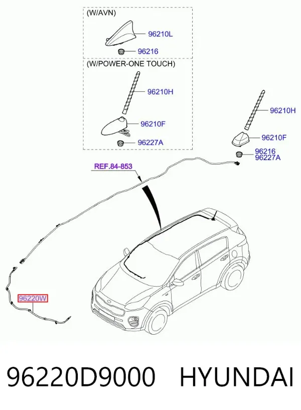  96220D9000 Hyundai/Kia