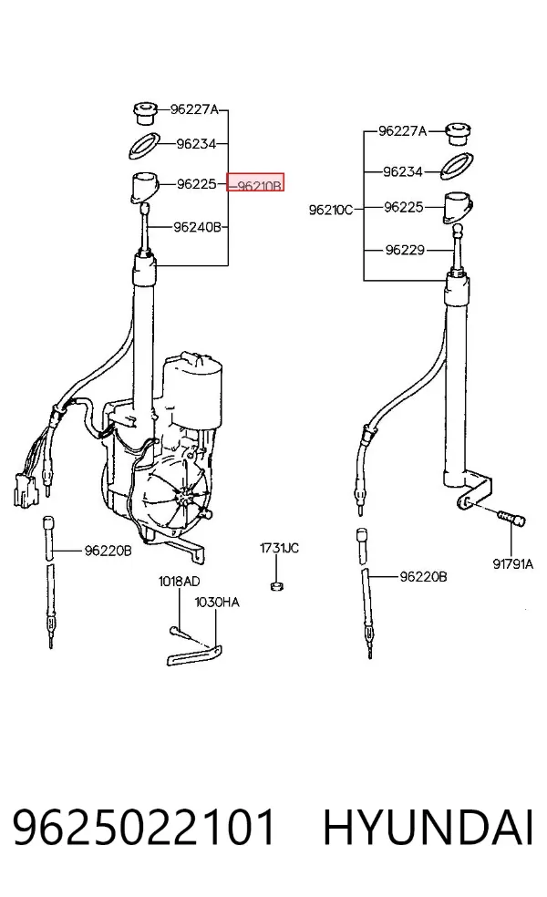 Антена 9625022101 Hyundai/Kia