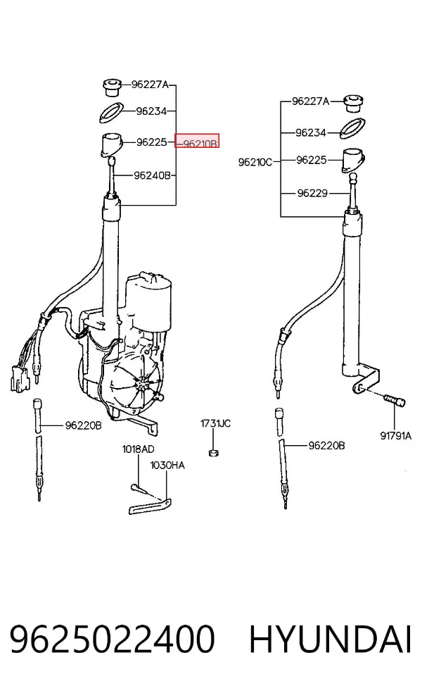 Антена 9625022400 Hyundai/Kia