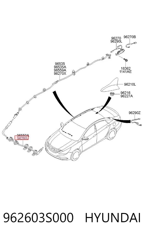  962603S000 Hyundai/Kia