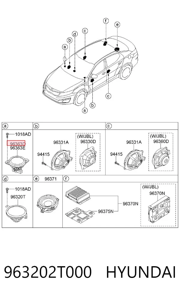  963202T000 Hyundai/Kia