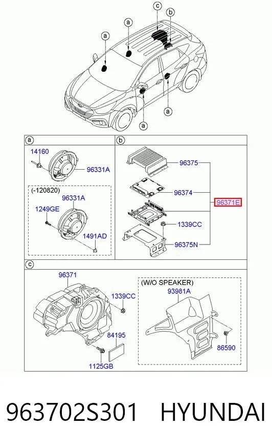  963702S301 Hyundai/Kia