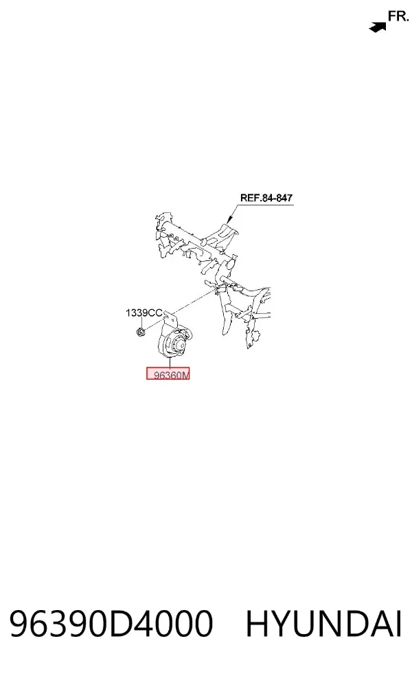  96390D4000 Hyundai/Kia